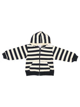 Carica l'immagine nel visualizzatore di Gallery, Felpa gondoliere bambino righe blu