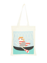 Carica l'immagine nel visualizzatore di Gallery, Tote Bag in tela con Piccione Gondoliere