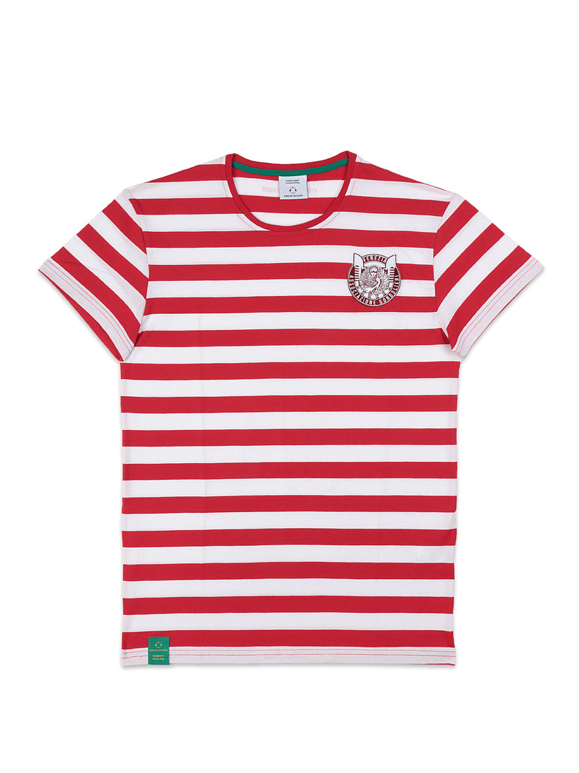 T-shirt gondoliere bambino righe rosse
