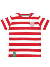 Carica l&#39;immagine nel visualizzatore di Gallery, T-shirt gondoliere bambino righe rosse
