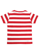 Carica l&#39;immagine nel visualizzatore di Gallery, T-shirt gondoliere bambino righe rosse
