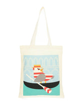 Carica l'immagine nel visualizzatore di Gallery, Tote Bag in tela con Piccione Gondoliere
