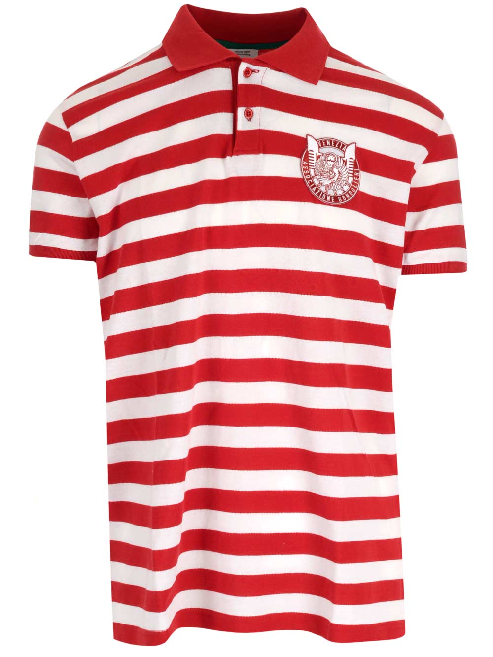 Red gondolier polo shirt