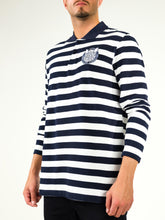 Upload the image to the Gallery Viewer, Striped pique polo shirt
